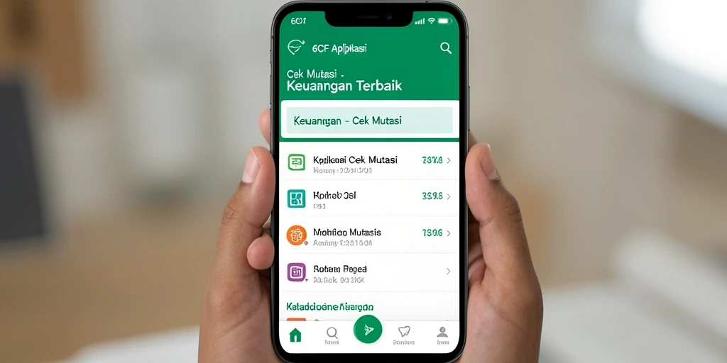 Tampilan antarmuka aplikasi Cek Mutasi 6CF yang simpel dan informatif.