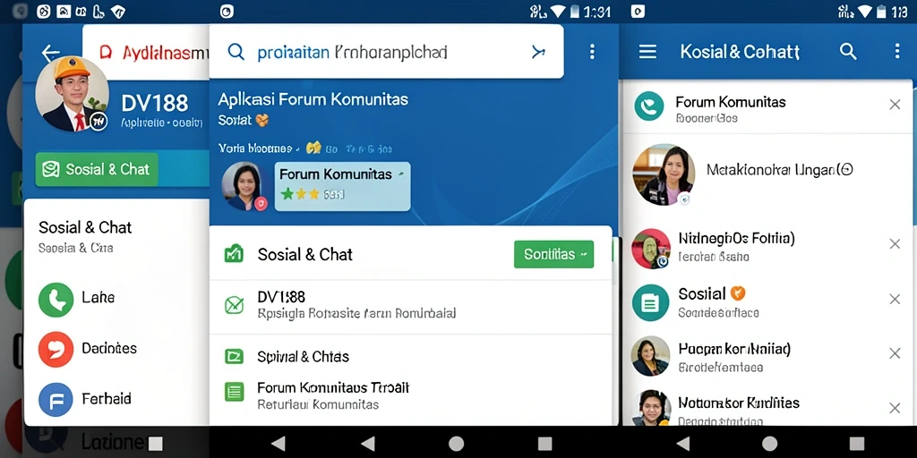 Tampilan antarmuka DV188 yang menarik dan interaktif.